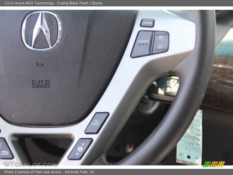 Crystal Black Pearl / Ebony 2010 Acura MDX Technology