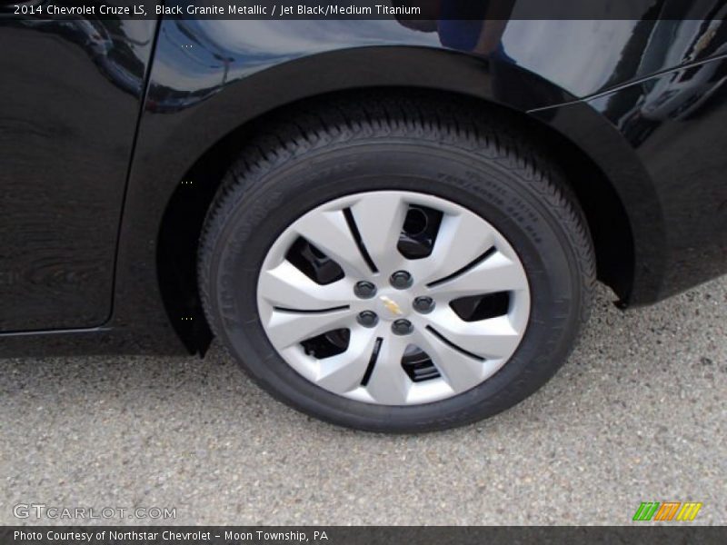 Black Granite Metallic / Jet Black/Medium Titanium 2014 Chevrolet Cruze LS