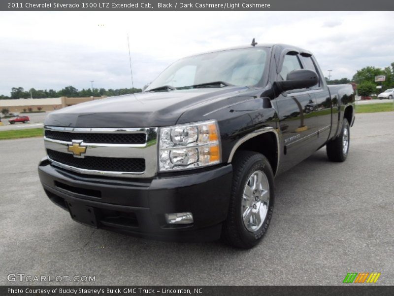 Black / Dark Cashmere/Light Cashmere 2011 Chevrolet Silverado 1500 LTZ Extended Cab