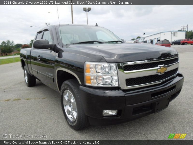 Black / Dark Cashmere/Light Cashmere 2011 Chevrolet Silverado 1500 LTZ Extended Cab