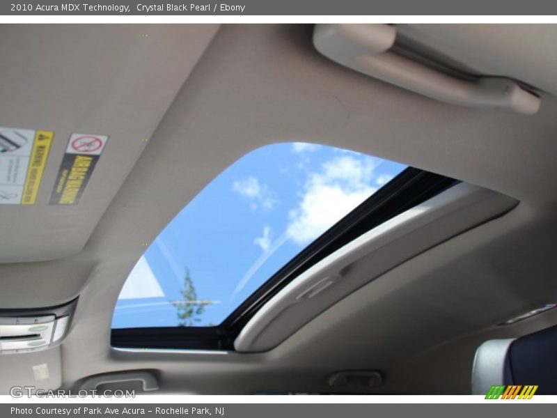 Crystal Black Pearl / Ebony 2010 Acura MDX Technology