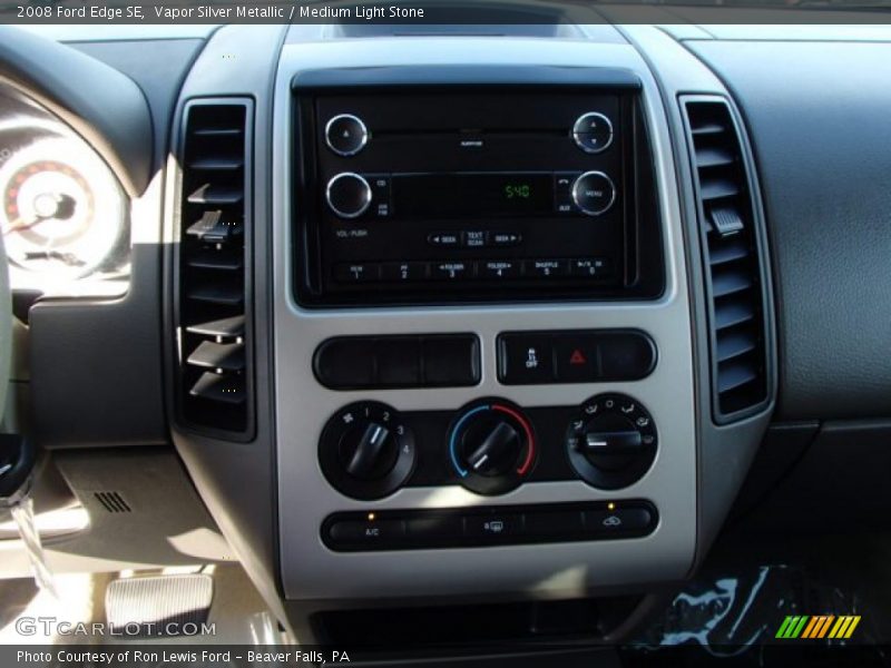 Vapor Silver Metallic / Medium Light Stone 2008 Ford Edge SE