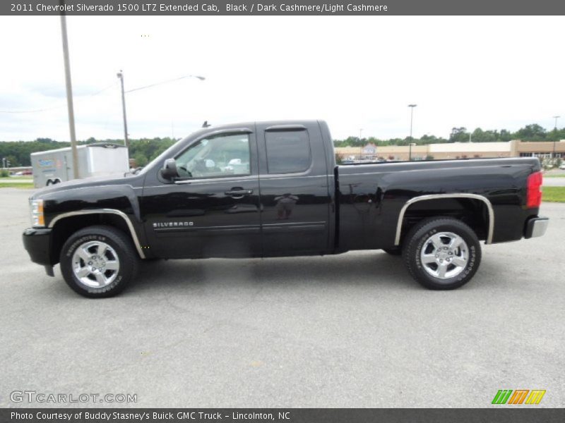 Black / Dark Cashmere/Light Cashmere 2011 Chevrolet Silverado 1500 LTZ Extended Cab