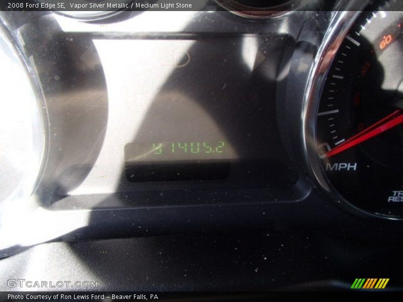 Vapor Silver Metallic / Medium Light Stone 2008 Ford Edge SE