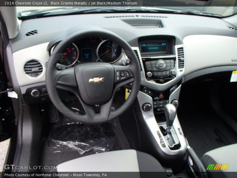 Black Granite Metallic / Jet Black/Medium Titanium 2014 Chevrolet Cruze LS