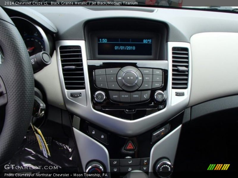 Black Granite Metallic / Jet Black/Medium Titanium 2014 Chevrolet Cruze LS