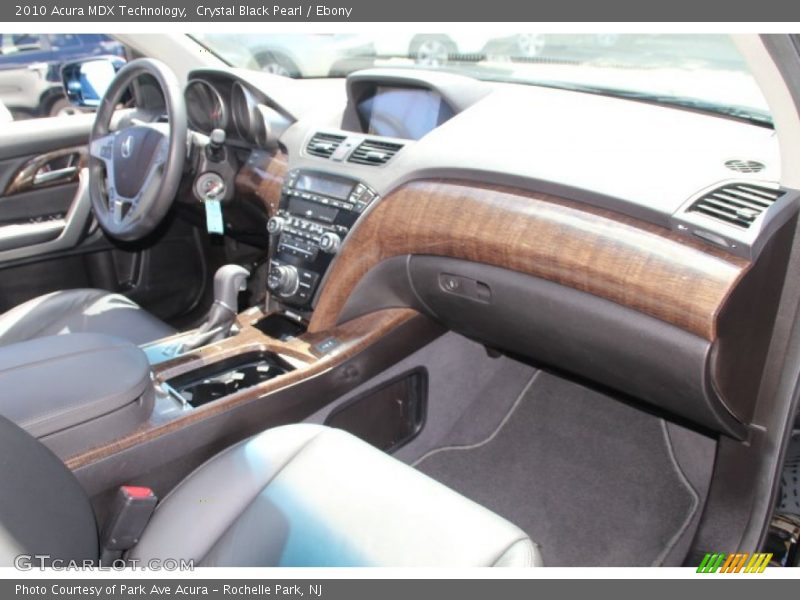 Crystal Black Pearl / Ebony 2010 Acura MDX Technology