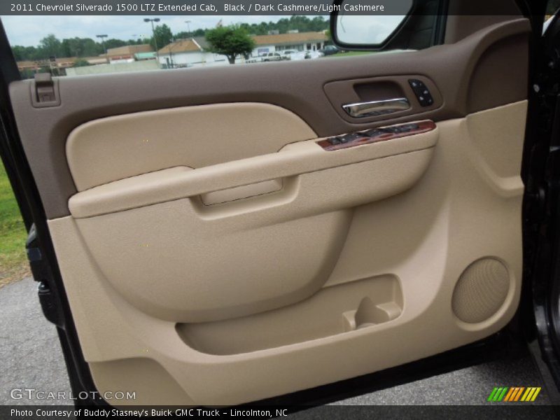 Black / Dark Cashmere/Light Cashmere 2011 Chevrolet Silverado 1500 LTZ Extended Cab