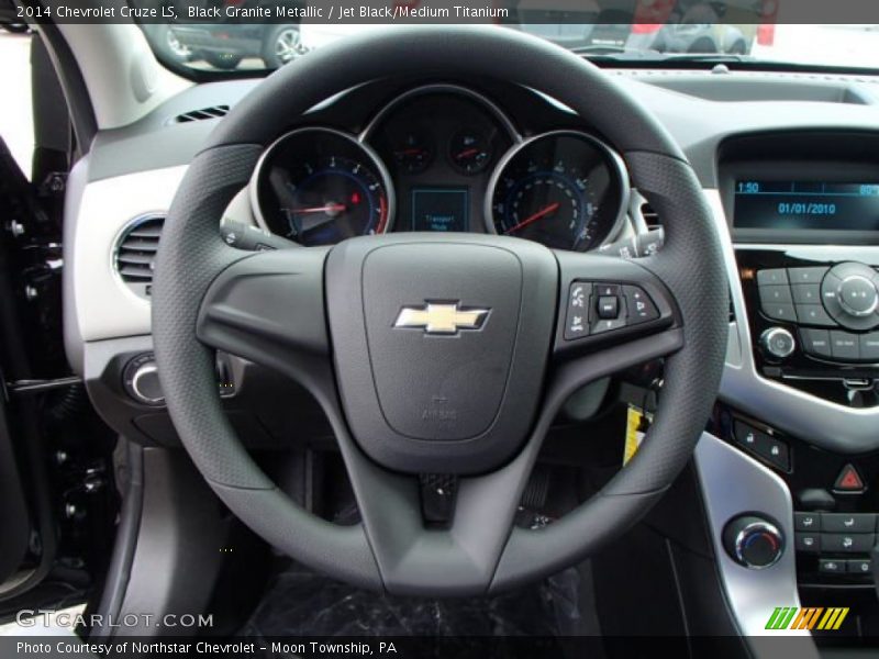 Black Granite Metallic / Jet Black/Medium Titanium 2014 Chevrolet Cruze LS