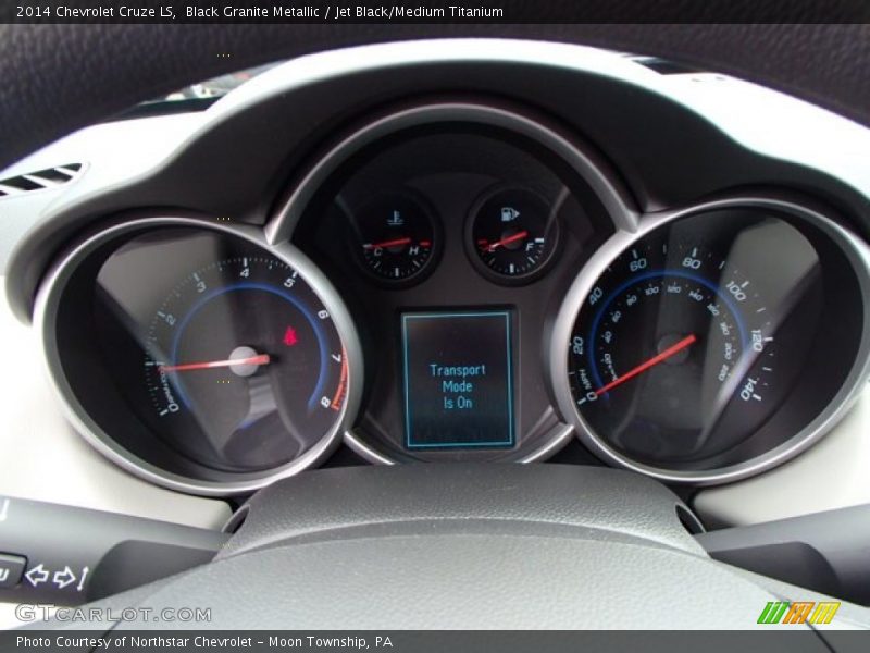 Black Granite Metallic / Jet Black/Medium Titanium 2014 Chevrolet Cruze LS