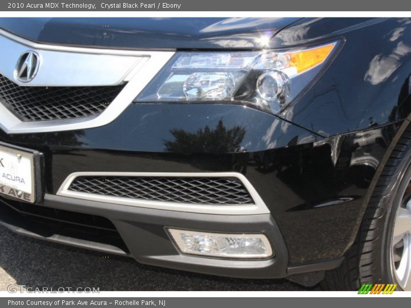 Crystal Black Pearl / Ebony 2010 Acura MDX Technology