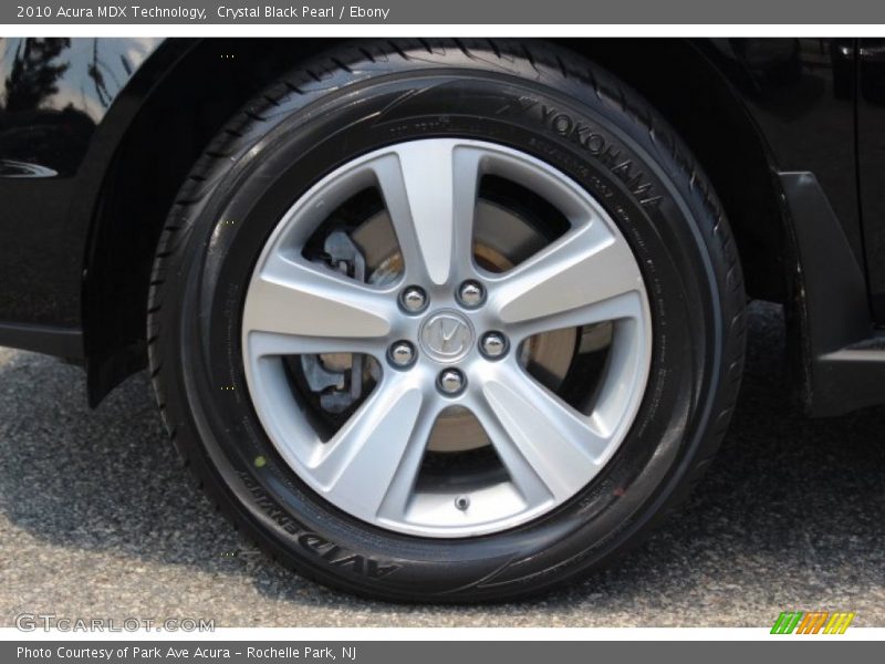 Crystal Black Pearl / Ebony 2010 Acura MDX Technology