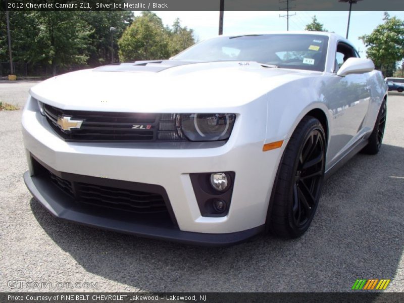 Silver Ice Metallic / Black 2012 Chevrolet Camaro ZL1