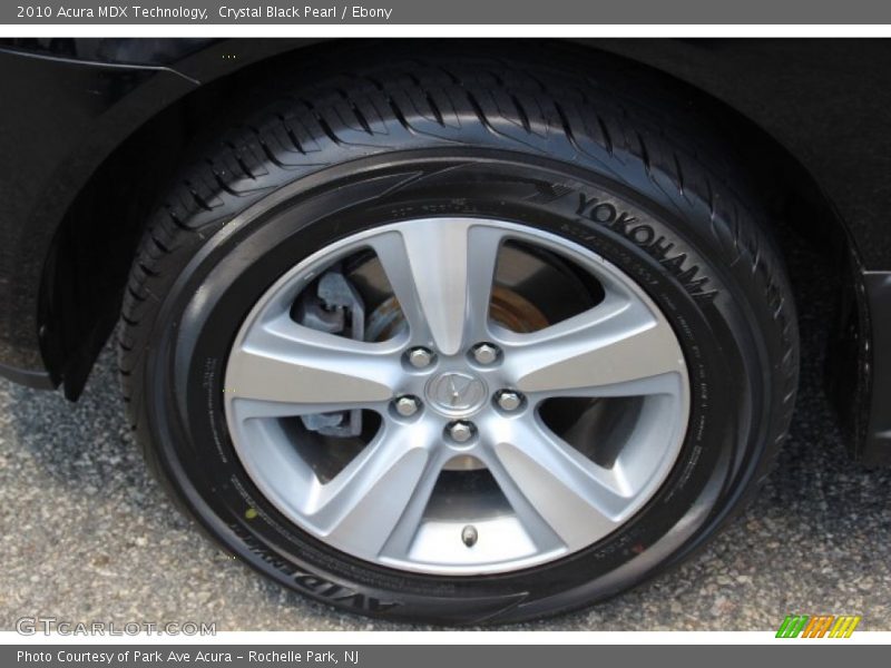 Crystal Black Pearl / Ebony 2010 Acura MDX Technology
