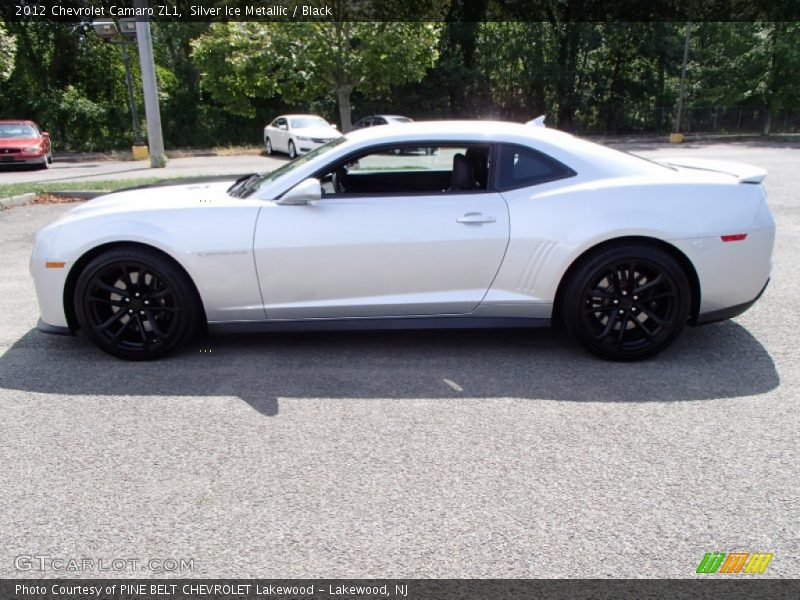Silver Ice Metallic / Black 2012 Chevrolet Camaro ZL1