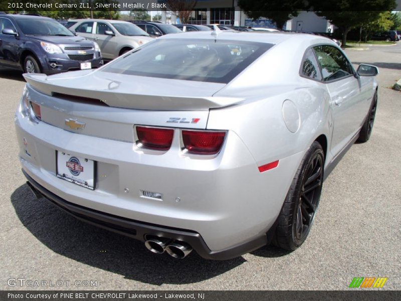 Silver Ice Metallic / Black 2012 Chevrolet Camaro ZL1