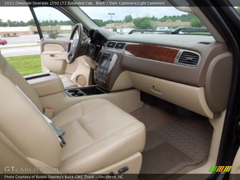 Black / Dark Cashmere/Light Cashmere 2011 Chevrolet Silverado 1500 LTZ Extended Cab