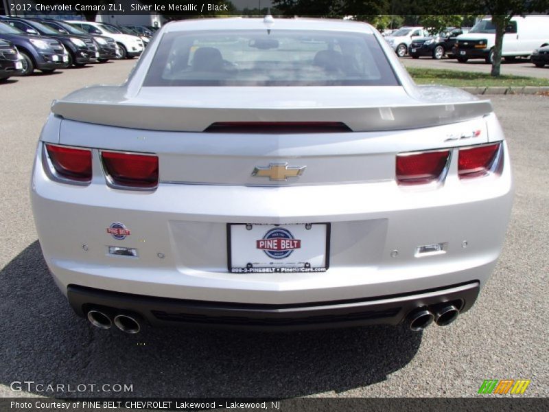 Silver Ice Metallic / Black 2012 Chevrolet Camaro ZL1