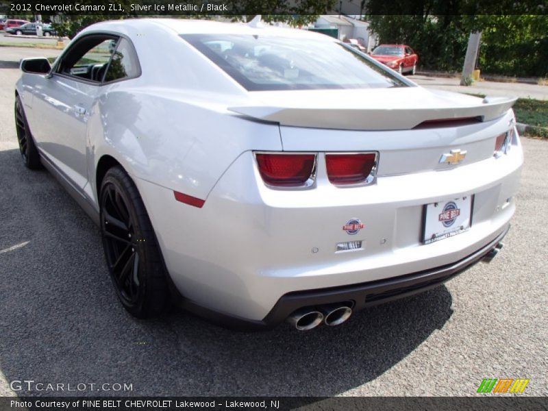 Silver Ice Metallic / Black 2012 Chevrolet Camaro ZL1