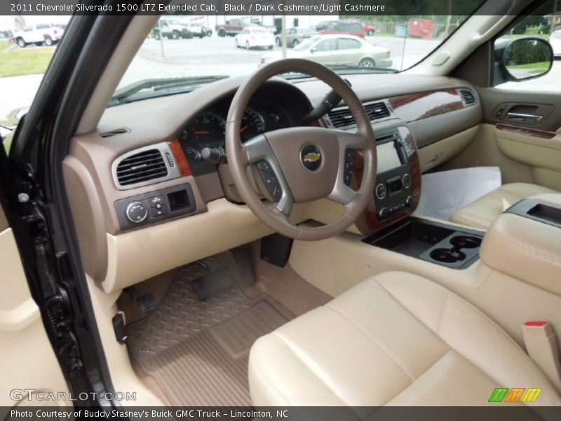 Dark Cashmere/Light Cashmere Interior - 2011 Silverado 1500 LTZ Extended Cab 