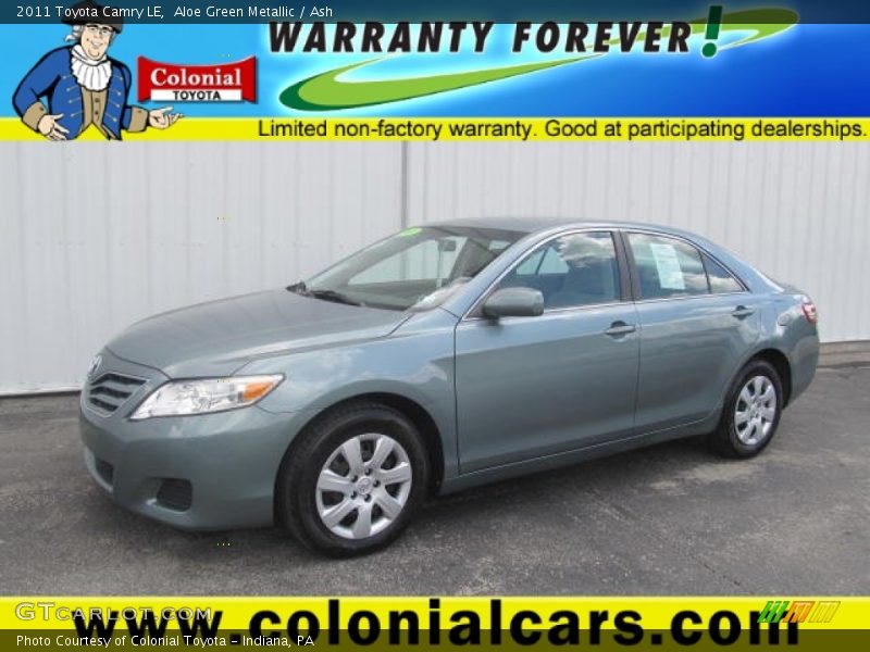 Aloe Green Metallic / Ash 2011 Toyota Camry LE
