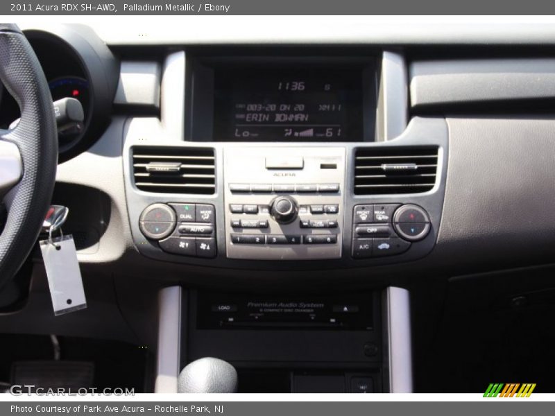 Palladium Metallic / Ebony 2011 Acura RDX SH-AWD