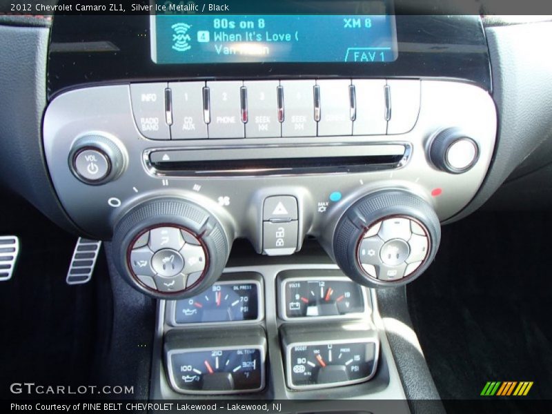 Controls of 2012 Camaro ZL1