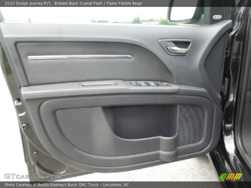 Brilliant Black Crystal Pearl / Pastel Pebble Beige 2010 Dodge Journey R/T