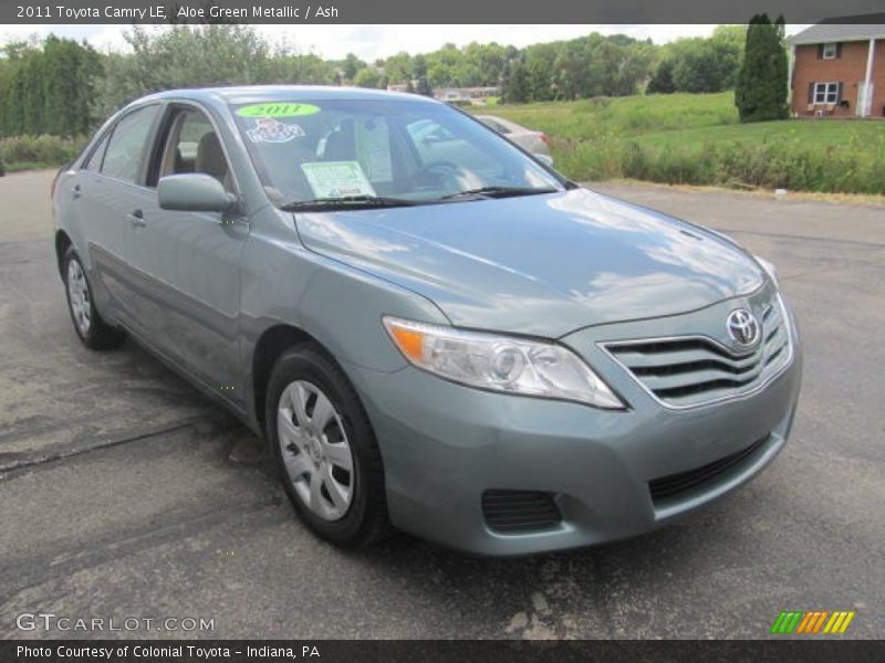 Aloe Green Metallic / Ash 2011 Toyota Camry LE