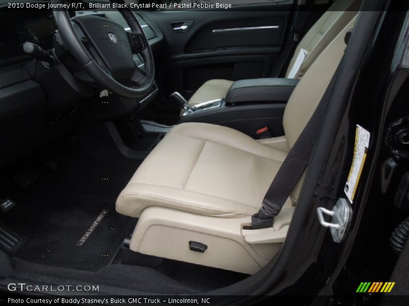 Brilliant Black Crystal Pearl / Pastel Pebble Beige 2010 Dodge Journey R/T