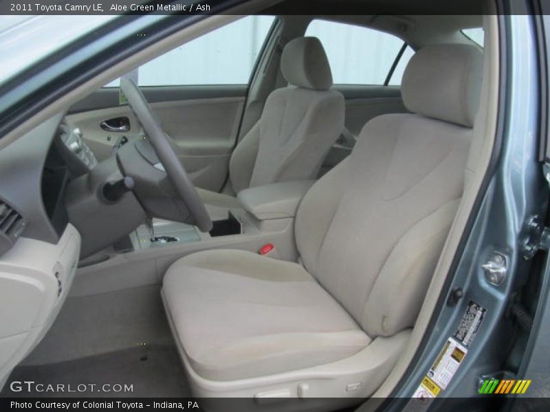Aloe Green Metallic / Ash 2011 Toyota Camry LE