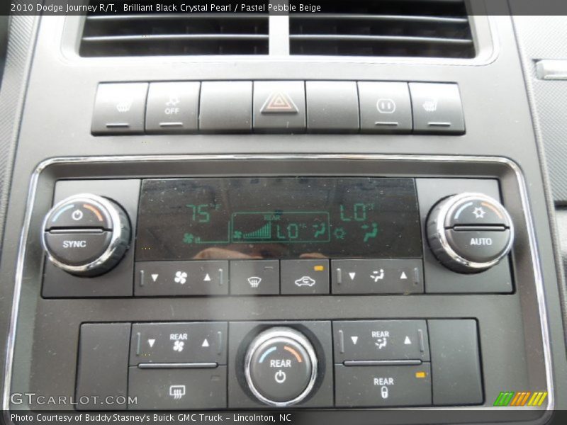 Brilliant Black Crystal Pearl / Pastel Pebble Beige 2010 Dodge Journey R/T