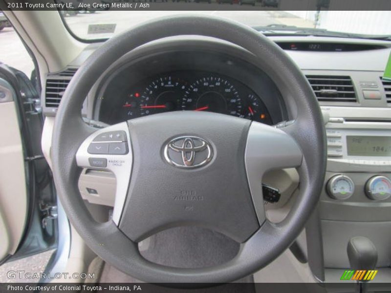 Aloe Green Metallic / Ash 2011 Toyota Camry LE