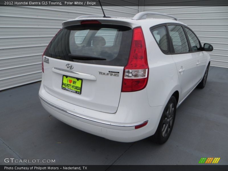Polar White / Beige 2012 Hyundai Elantra GLS Touring