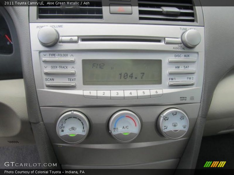 Aloe Green Metallic / Ash 2011 Toyota Camry LE