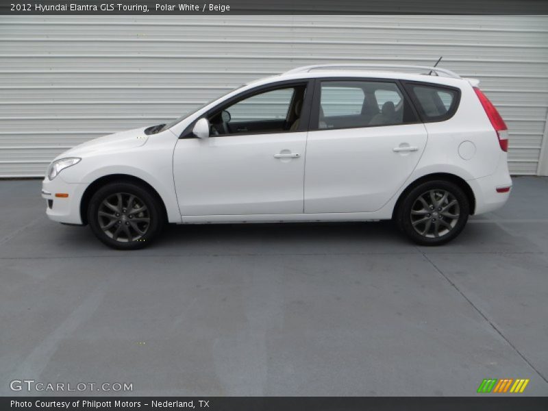 Polar White / Beige 2012 Hyundai Elantra GLS Touring