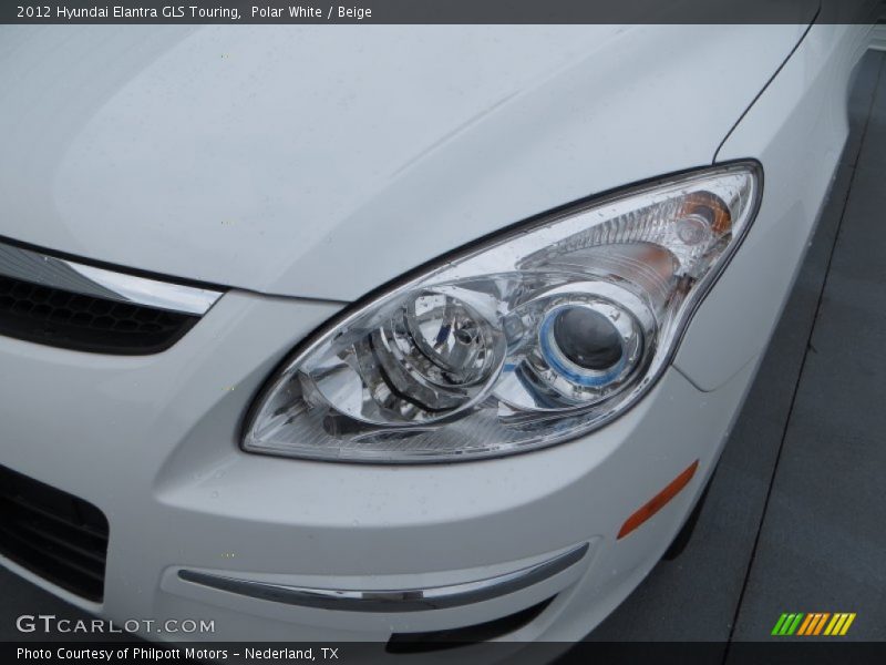 Polar White / Beige 2012 Hyundai Elantra GLS Touring