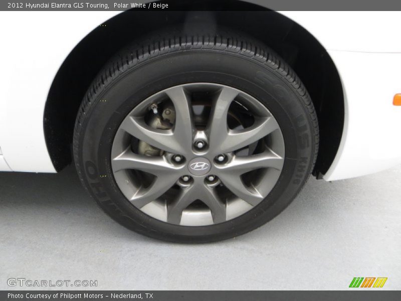 Polar White / Beige 2012 Hyundai Elantra GLS Touring