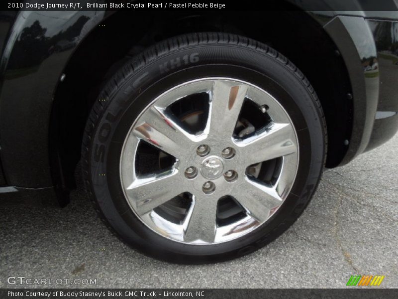 Brilliant Black Crystal Pearl / Pastel Pebble Beige 2010 Dodge Journey R/T