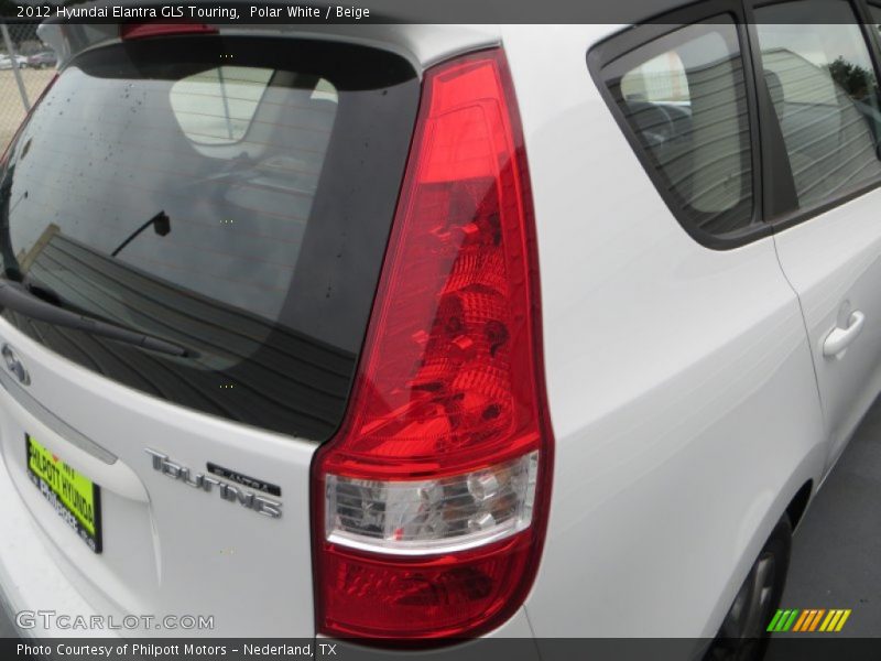 Polar White / Beige 2012 Hyundai Elantra GLS Touring