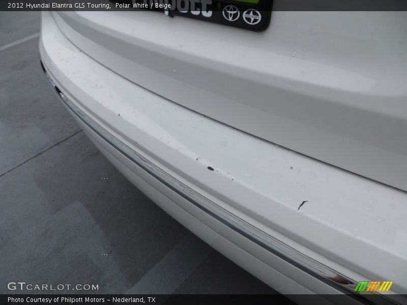 Polar White / Beige 2012 Hyundai Elantra GLS Touring