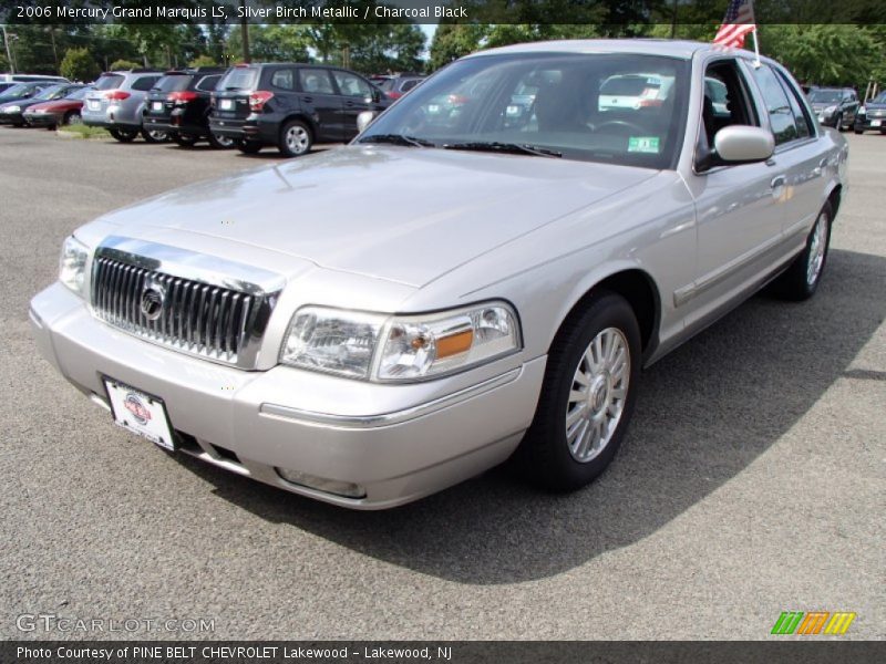 Silver Birch Metallic / Charcoal Black 2006 Mercury Grand Marquis LS