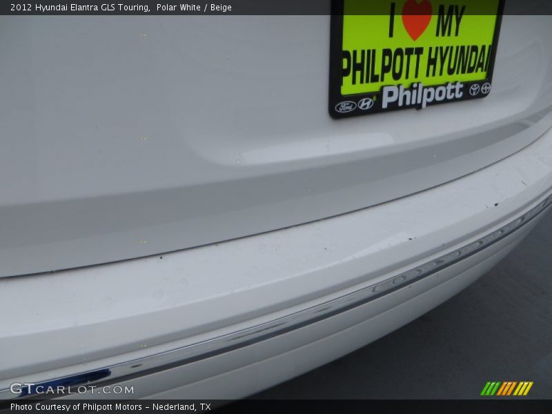 Polar White / Beige 2012 Hyundai Elantra GLS Touring