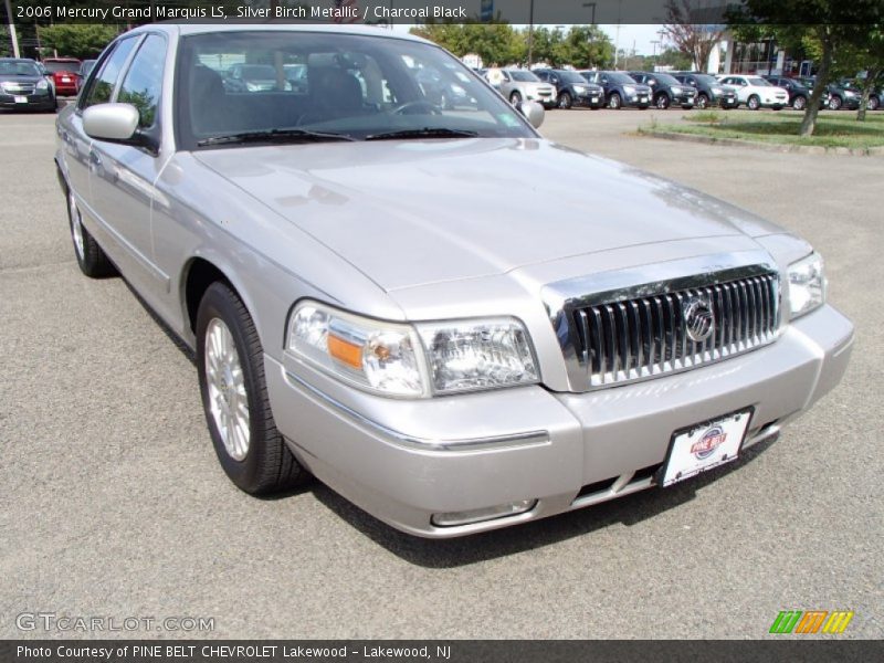 Silver Birch Metallic / Charcoal Black 2006 Mercury Grand Marquis LS