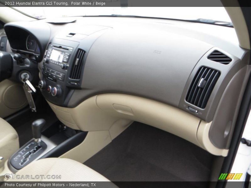 Polar White / Beige 2012 Hyundai Elantra GLS Touring
