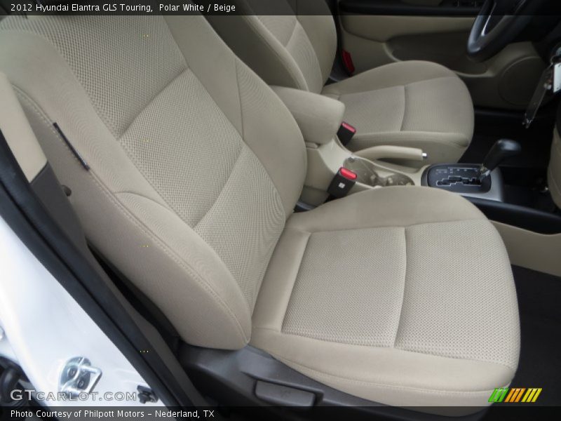Polar White / Beige 2012 Hyundai Elantra GLS Touring