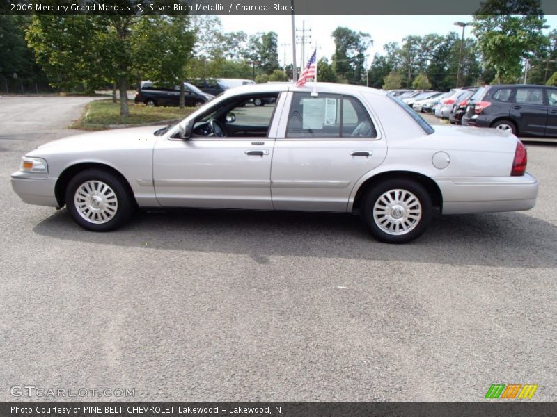 Silver Birch Metallic / Charcoal Black 2006 Mercury Grand Marquis LS