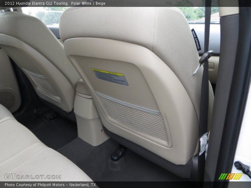 Polar White / Beige 2012 Hyundai Elantra GLS Touring