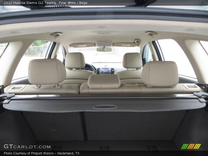 Polar White / Beige 2012 Hyundai Elantra GLS Touring