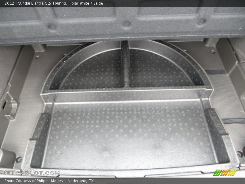 Polar White / Beige 2012 Hyundai Elantra GLS Touring